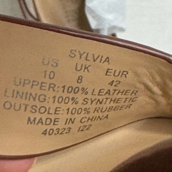 Lauren Ralph Lauren Brown Sylvia Heel NEW Size 10 - Picture 10 of 10